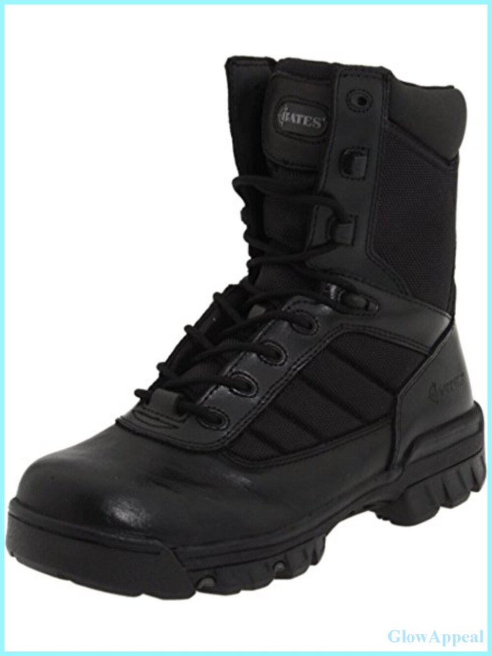 Women's 8" Ultra-Lite Tactical Side Zip Combat Boot Leather